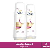 Dove Ultra Care Saç Bakım Kremi Uzun Saç Terapisi Uzun Yıpranmış Saçlar Için 350 ml X2 - 700 ml