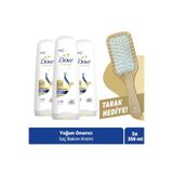 Dove Ultra Care Saç Bakım Kremi Yoğun Onarıcı Yıpranmış Saçlar Için 350 ml X3 Tarak
