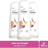 Dove Ultra Care Uzun Saç Terapisi Uzun Yıpranmış Saçlar İçin 3x350 ml Saç Bakım Kremi