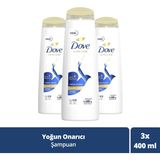 Dove Yoğun Onarıcı Yıpramış Saçlar 3x400 ml Şampuan