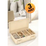 DOVİHOME 3 Adet Hope Makyaj Ve Kozmetik Düzenleyici Organizer Krem