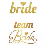 Dövme Team Brıde Kalpli Varaklı Altın 12'Li