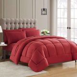 Down Alternative Comforter All Season Sıcak Lüks Pelüş Loft Mikrofiber Dolgulu Yorgan Iç Yatak - 100 x 100 cm - Çok Renkli