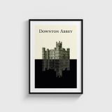 Downton Abbey Dizi Posteri Tablo Çerçeveli Poster Duvar Dekorasyonu - 30 x 40 - Siyah Çerçeveli
