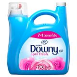 Downy Ultra Çamaşır Sıvı Kumaş Yumuşatıcı (Kumaş Saç Kremi), Nisan Taze, 160 fl oz, 190 Yük