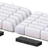 DownyPaws Pille Çalışan Kedi Su Çeşmesi DPWFP6 için 12 Paket Yedek Filtreler, 12 Aylık Yedek Filtre Seti