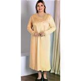 DOWRY 02-87ZEN Uzun Kol Gecelik Anne Geceliği