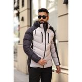Doxger Erkek Şişme Mont - Bej - Füme - 2XL
