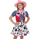 Doxrmuru Cowgirl kostümü, kızlar için, cadılar bayramı, batı rodeosu, kovboy kız şapkalı kıyafet, 7 – 8 yaş