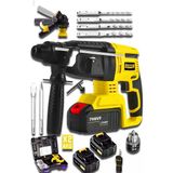 Dozzer Alman Brushless Motor 21V 3 Ah Çift Soğutmalı 2X Akülü Kırıcı Delici Hilti Matkap