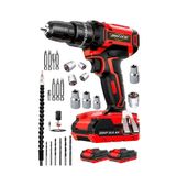 Dozzer Alman Hard-X Darbeli 14.4 V 2 Ah Çelik Şanzuman Bakır Sargılı 2 Akülü Vidalama Şarjlı Matkap