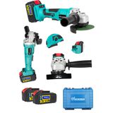 Dozzer Profesyonel 21 V 3 Ah Komursuz Motor Brushless 2 Akulu Dijital Devir Ayarli Sarjli Taslama Makinasi