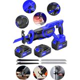 Dozzer Ranger Seri 999VF 25AH Kömürsüz Motor 4 Bıçaklı Akülü Kemik Ahşap Demir Kesme Tilki Kuyruğu Makinesi
