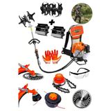 Dozzer Suv Serii 2.4Hp Benzinli Sırt Tipi Ot Çim Biçme Tırpan Makinesi Toprak Eşeleme + Akrobat Çapa