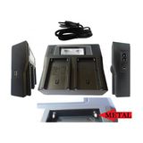 Dp 160 Led Kamera Işıkları İçin Dp Np-F970 Çiftli Şarj Aleti