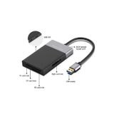 DP Çoklu Xqd Kart Okuyucu 6in1 Fonksiyonlu 3.0 X 2 Usb Girişi Xqd Tf Cf Sd Card Reader