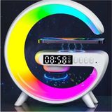 Dp G63 Smart Light Sound Machine Kablosuz Şarj Hoparlör Çok Modlu Işık Kutusu - Beyaz