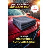 Dp Home Collection Dp Home Mikrofiber Oto Yıkama & Kurulama Bezi – 40X40 cm (3’lü Set) - 0,1 L