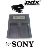DP Kamera Işıkları İçin Dp Np-F970 Çiftli Şarj Aleti