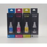 Dpi Toner Epson T664 4’lü Paket Muadil Mürekkep Kartuş (Cmyk) – L100 / L110 / L210 / L365 – 70ML