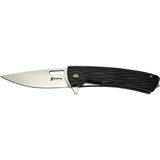 Dpx Gear Aculus F004 Bk Siyah Kurtarma / Kamp Çakı 18CM - Yarı Otomatik, Cam Kırma Aparatlı, Kemerlikli, Kutulu