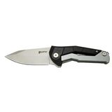Dpxgear Sugga 915B Bk Siyah Ampampamp Beyaz Kamp / Çakı 17,5Cm - Yarı Otomatik, Kemerlikli, Kutulu