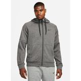 DQ4830-071 NK TF HD FZ Gri Erkek Yuvarlak Yaka Regular Fit Sweatshirt