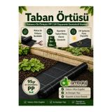dr ambalaj çuval san.tic.ltd.şti. Taban Örtüsü 1 Mt x 1 Mt Sera Yer Malç Naylonu UV Katkılı Siyah Ot Engelleme Peyzaj Sulzer Kumaş