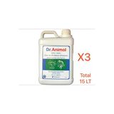 Dr. Animal Dr. Animal Dr. Animal Göz, Ağız Ve Cilt Bakım Solüsyonu 5 Litre X3 Total 15Lt
