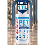 Dr. Animal Kedi ve Köpek Çok Amaçlı Pet Bakım Solüsyonu - Pati Temizleme, Göz Temizleme, Kulak Temizleme, Tüy Temizleme, Yara Bakımı, Ağı, Diş ve Çene Temizleme Spreyi - 75 ML