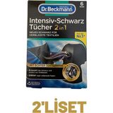 Dr.Beckmann Koyu-Siyah Çamaşırlar İçin Yenileyici ve Renk Koruyucu Mendil 2 x 6'lı - 200 gr