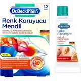 Dr. Beckmann Leke Canavarı Kan ve Proteinler Leke Çıkaracı 50ML + Dr. Beckmann Renk Koruyucu Mendil 12LI 2'li Leke Çıkarıcı Set - 50 ml