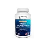 Dr. Berg Nutritional Dr. Berg Omega-3 Cod Liver Fish Oil 1250 mg 60 Softgel