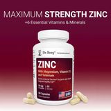 Dr. Berg Zinc Çinko 30 Mg 7-İn-1 Immune Support With Vitamin D & Selenium For Healthy Skin, Hair & Daily Wellness 60 Caps