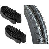 Dr. Bike 26X1.95 Dişli Dış Lastik ve İç Lastik Seti Çift 26 Jant Yüksek Performanslı