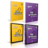 Dr Biyoloji TYT Video Ders Kitabı AYT Video Ders Kitabı TYT Soru Bankası AYT Soru Bankası 4lü Seti