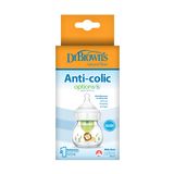 Dr. Browns 60 ml Geniş Ağız Anti-Kolik Aslan Desenli Cam Biberon