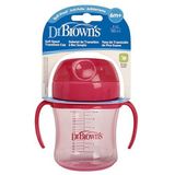 Dr. Brown's 61001 180 ml Pembe Yumuşak Uçlu Alıştırma Bardağı