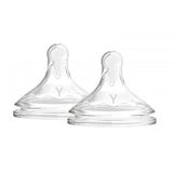 Dr Browns Dr. Twin Pack Y-Cut Geniş Boyun Silikon Seçenekleri+ Nipel (Şeffaf)