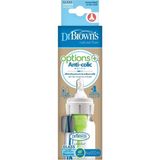Dr Brown's Gaz Yapmayan Cam Biberon 120 ml - Hızlı Akış