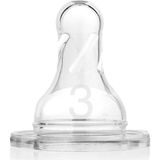 Dr Brown's Silikon Biberon Emziği 6+ Ay Bebekler İçin BPA İçermeyen 2'li Set