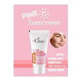 Dr Clinic Pink Sunscreen SPF50+ Aydınlatıcı Koruyucu Ton Eşitleyici 50 ml Güneş Kremi