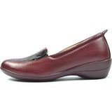 Dr. Comfort 3100 Soft Deri Bordo Ortapedik Kadın Anne Şeker Ayakkabı Büyük Numara