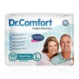 Dr. Comfort Belbantlı Hasta Bezi L-Large Beden, 100-150 cm Bel Ölçüsü, 90 Adet