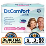Dr.Comfort Belbantlı S 3x30 Adet Hasta Bezi