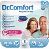 Dr.Comfort Dr. Comfort Belbantlı Hasta Bezi S-Small Beden 60 Adet