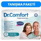 Dr.Comfort Yetişkin Bel Bağlamalı Large 7 Adet Hasta Bezi