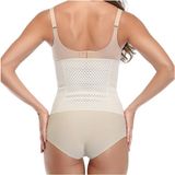 Dr. Cornell 4 Şerit Balenli Hava Akımlı 3 Kademeli Çelik Agraflı Doğum Sonrası Lohusa Korse - L - XL - Bej