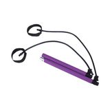 Dr. Cornell Taşınabilir Pilates Studio Spor Aleti Egzersiz Çubuğu Squat Çubuğu Mor - 90 cm