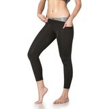 Dr. Cornell Termal Sauna Tayt Sauna Etkili Terleme Taytı Sweat Sweet Sauna Pro Extra Terleten Termal Tayt - 3XL - Siyah